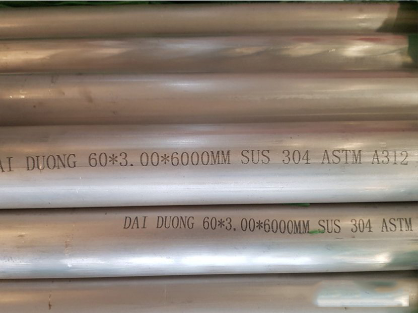 Ống inox công nghiệp Tròn sus 304 Inox Đại Dương sản xuất